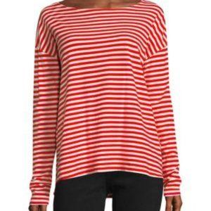 Current Elliot Breton Red Strip Long Sleeve Size 0